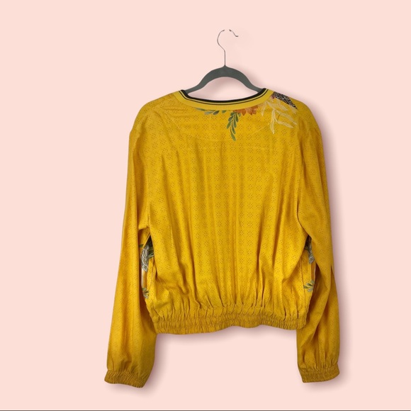 Spring Yellow Bomber Jacket - Picture 9 of 11